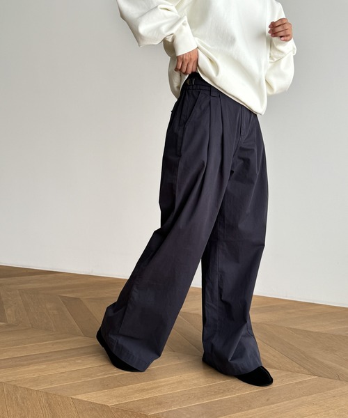 CANAL JEAN（キャナルジーン）の「El mar　後ろゴムグルカパンツ（その他パンツ・レディース・ネイビー/ブラウン/ブラック・ONE SIZE）」の3枚目の写真