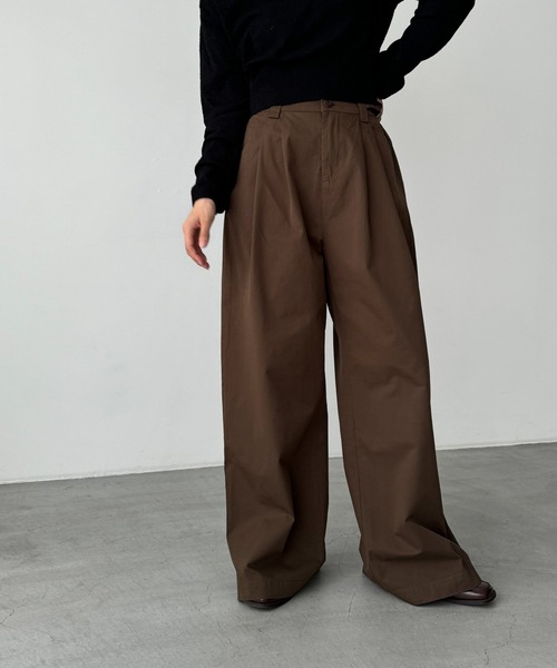 CANAL JEAN（キャナルジーン）の「El mar　後ろゴムグルカパンツ（その他パンツ・レディース・ネイビー/ブラウン/ブラック・ONE SIZE）」の4枚目の写真