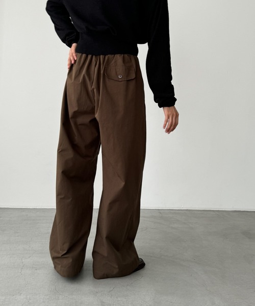 CANAL JEAN（キャナルジーン）の「El mar　後ろゴムグルカパンツ（その他パンツ・レディース・ネイビー/ブラウン/ブラック・ONE SIZE）」の5枚目の写真