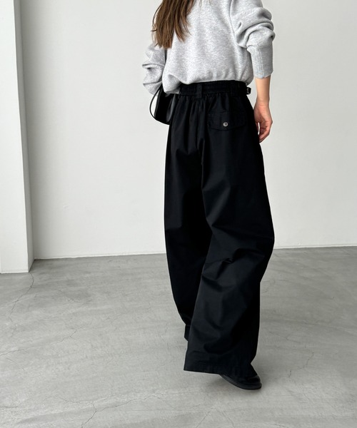 CANAL JEAN（キャナルジーン）の「El mar　後ろゴムグルカパンツ（その他パンツ・レディース・ネイビー/ブラウン/ブラック・ONE SIZE）」の8枚目の写真