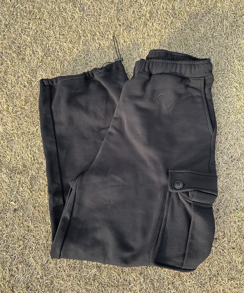 favclo.(ファブクロ)の「sweat cargo pants / スウェットカーゴパンツ(カーゴパンツ・メンズ・ブラック/杢グレー・MEDIUM/LARGE)」の8枚目の写真