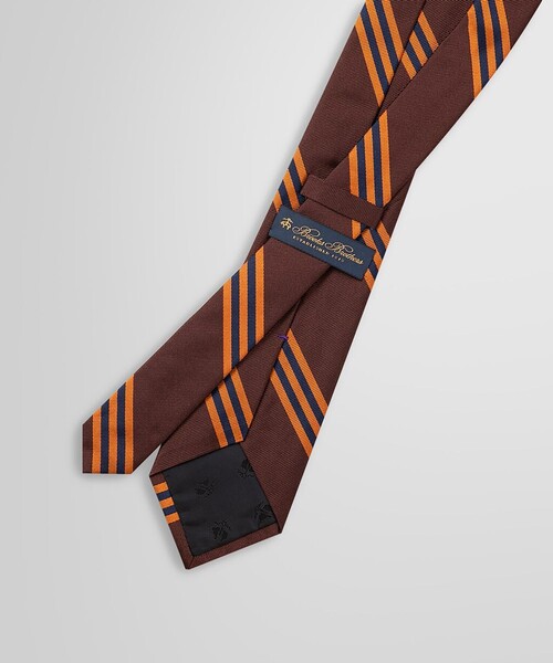 希少ペイズリー新品未使用】ブルックスブラザーズネクタイオレンジ