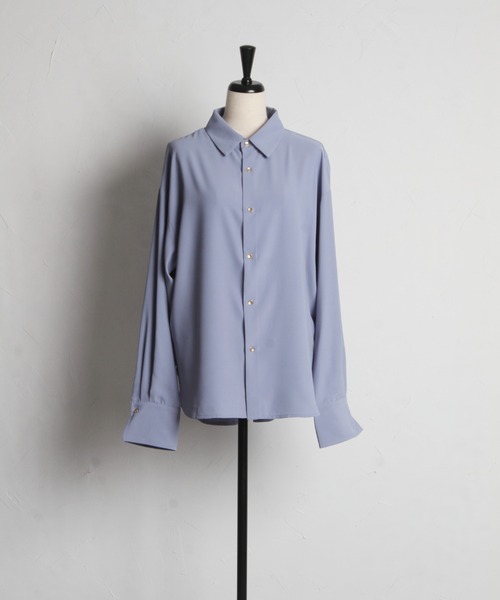 tocco closet(トッコ クローゼット)の「【ZOZO限定】ベーシックルーズシャツ(シャツ/ブラウス・レディース・ブラック/オフホワイト/ブルー/ピンク/ネイビー・M)」の19枚目の写真
