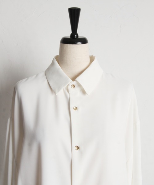 tocco closet(トッコ クローゼット)の「【ZOZO限定】ベーシックルーズシャツ(シャツ/ブラウス・レディース・ブラック/オフホワイト/ブルー/ピンク/ネイビー・M)」の11枚目の写真