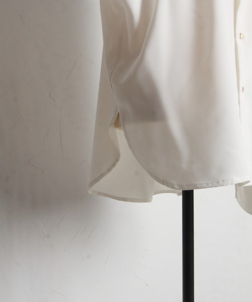 tocco closet(トッコ クローゼット)の「【ZOZO限定】ベーシックルーズシャツ(シャツ/ブラウス・レディース・ブラック/オフホワイト/ブルー/ピンク/ネイビー・M)」の7枚目の写真