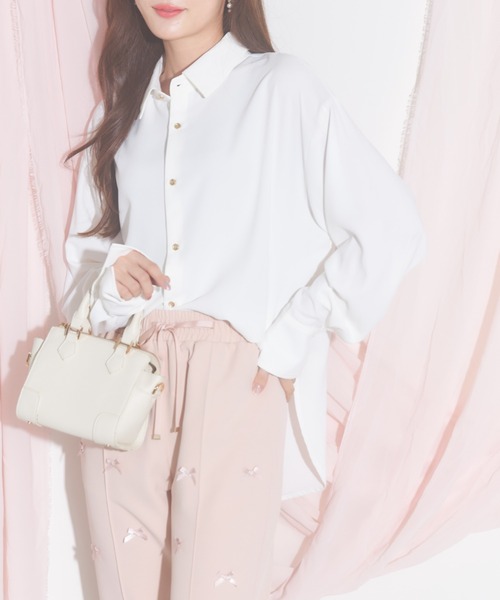 tocco closet(トッコ クローゼット)の「【ZOZO限定】ベーシックルーズシャツ(シャツ/ブラウス・レディース・ブラック/オフホワイト/ブルー/ピンク/ネイビー・M)」の20枚目の写真