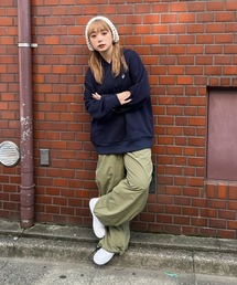【NUNIFE】《さやべびコラボ》ナイロンパンツ