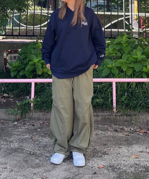 NUNIFE（ユニフィー）の「【NUNIFE】《さやべびコラボ》ナイロンパンツ（カーゴパンツ・レディース・ベージュ/チャコール/オリーブ・MEDIUM/LARGE）」の15枚目の写真