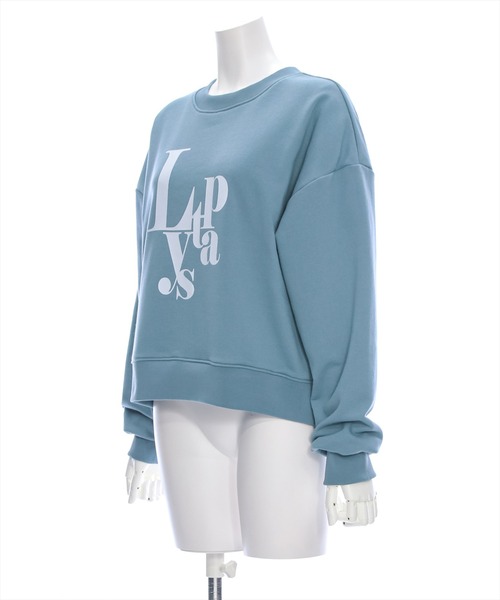 clear（クリア）の「アルファベットプリント普通丈スウェットトップス [着回し抜群 ゆったりシルエット]≪再入荷≫（スウェット・レディース・ブルーグレー/アイボリー/グレイッシュベージュ/グレー・F）」の9枚目の写真