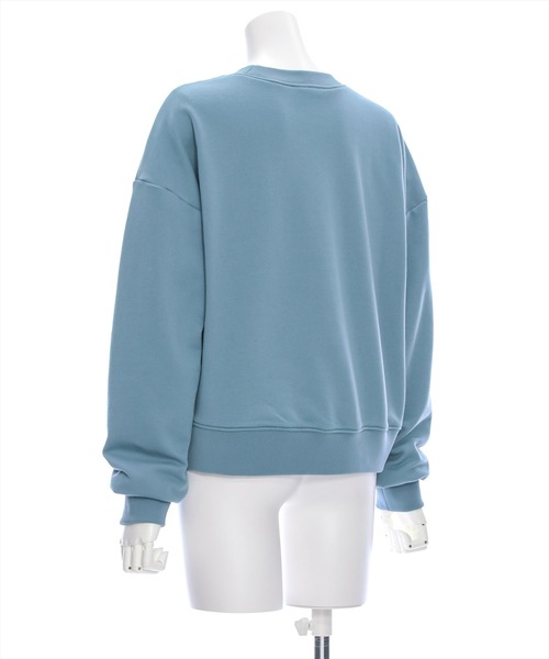 clear（クリア）の「アルファベットプリント普通丈スウェットトップス [着回し抜群 ゆったりシルエット]≪再入荷≫（スウェット・レディース・ブルーグレー/アイボリー/グレイッシュベージュ/グレー・F）」の11枚目の写真