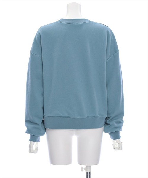 clear（クリア）の「アルファベットプリント普通丈スウェットトップス [着回し抜群 ゆったりシルエット]≪再入荷≫（スウェット・レディース・ブルーグレー/アイボリー/グレイッシュベージュ/グレー・F）」の12枚目の写真