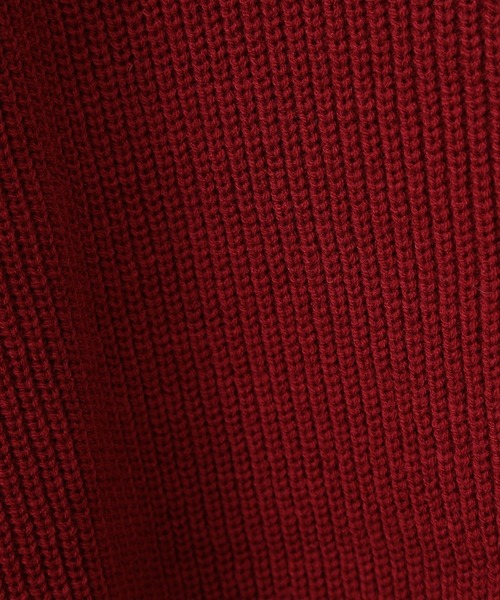 earth music&ecology（アースミュージックアンドエコロジー）の「ライン入りハイネックニットチュニック（チュニック・レディース・レッド/ライトグレー系2/ブラック/アイボリー・FREE）」の21枚目の写真