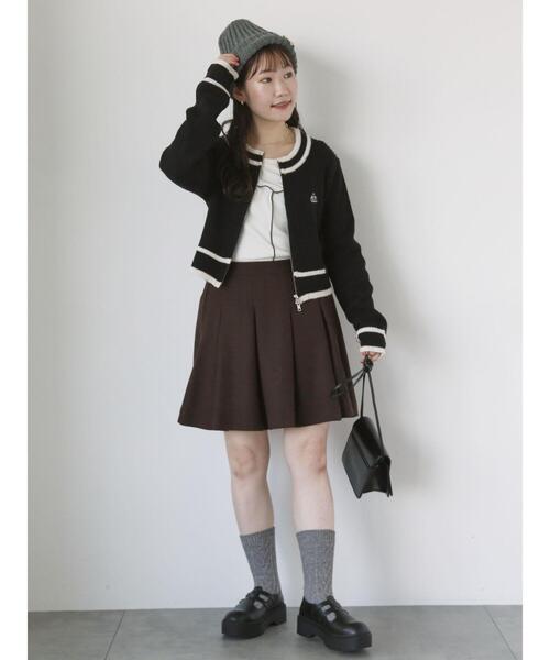 ehka sopo(エヘカソポ)の「配色メローカットソー(Tシャツ/カットソー・レディース・ブラック/キナリ/ブルー・F)」の10枚目の写真