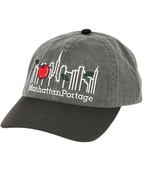 Manhattan Portage（マンハッタンポーテージ）の「Manhattan Portage/マンハッタンポーテージ キャップ SUEDE VISOR 6P CAP MP278（キャップ・メンズ・ブラック/ブラウン・FREE）」の2枚目の写真