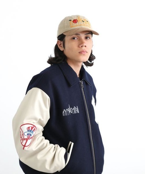 Manhattan Portage（マンハッタンポーテージ）の「Manhattan Portage/マンハッタンポーテージ キャップ SUEDE VISOR 6P CAP MP278（キャップ・メンズ・ブラック/ブラウン・FREE）」の8枚目の写真