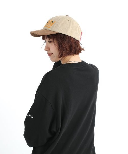 Manhattan Portage（マンハッタンポーテージ）の「Manhattan Portage/マンハッタンポーテージ キャップ SUEDE VISOR 6P CAP MP278（キャップ・メンズ・ブラック/ブラウン・FREE）」の9枚目の写真