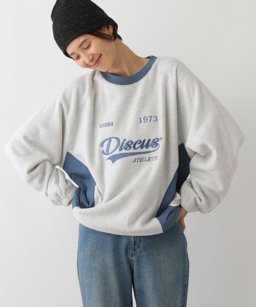 セール】【DISCUS／ディスカス】ロゴフリースプルオーバー 131533（T