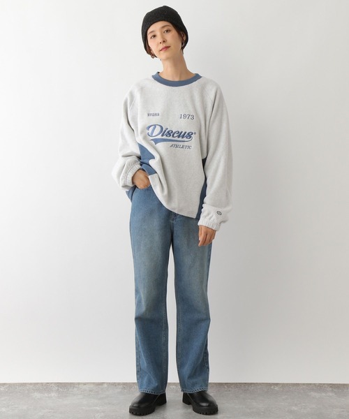 セール】【DISCUS／ディスカス】ロゴフリースプルオーバー 131533（T