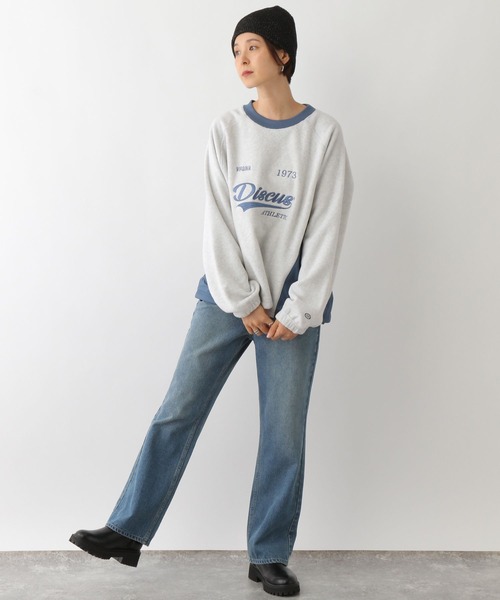 セール】【DISCUS／ディスカス】ロゴフリースプルオーバー 131533（T