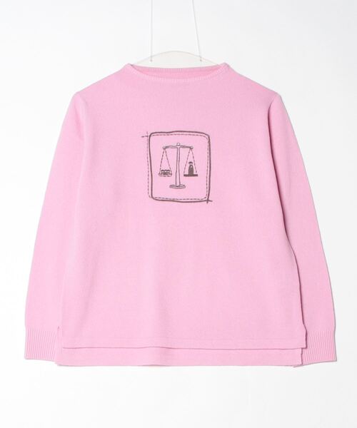 STUDIO PICONE ウール100%長袖ニットプルオーバー