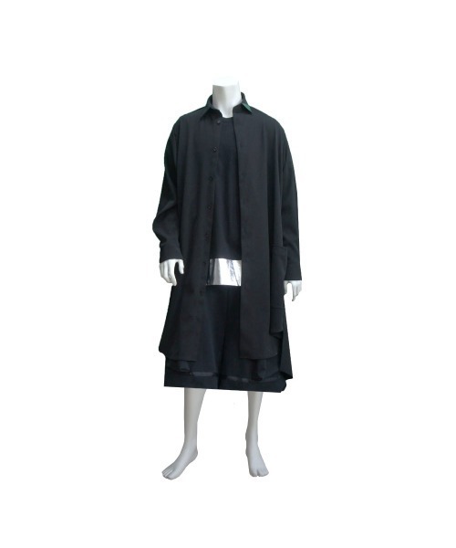 SISE（シセ）の「SISE LONG SHIRTS（シャツ/ブラウス・メンズ・ブラック・SMALL）」の6枚目の写真