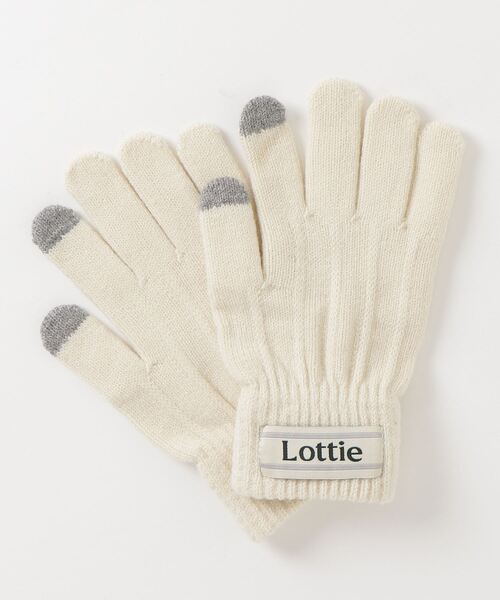 FUNALIVE（ファンアライブ）の「スマホタッチ裏起毛手袋（手袋・レディース・ホワイト/ネイビー/アイボリー/カーキ/グレイッシュベージュ/ブラック/グレー/チャコールグレー・FREE）」の10枚目の写真
