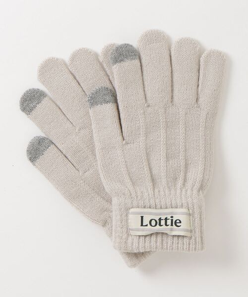 FUNALIVE（ファンアライブ）の「スマホタッチ裏起毛手袋（手袋・レディース・ホワイト/ネイビー/アイボリー/カーキ/グレイッシュベージュ/ブラック/グレー/チャコールグレー・FREE）」の13枚目の写真