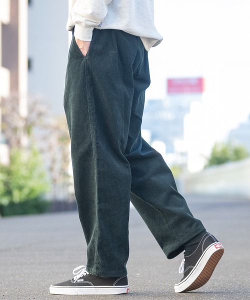 GERRY(ジェリー)の「【3】〔GERRY/ジェリー〕コーデュロイ ワイドイージーパンツ(スラックス・メンズ・ブラック/グレー/ベージュ/カーキ・LARGE/MEDIUM/X-LARGE)」の11枚目の写真
