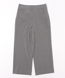 ［定番人気/新色追加］裏起毛ワイドクロップドパンツ(機能素材)