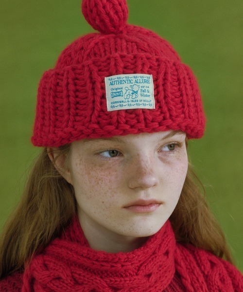 HANDKNIT BUBBLE BEANIE（ニットキャップ/ビーニー）｜ROCKFISH