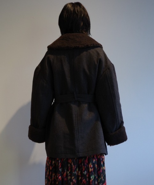 ジャケット・アウター BOA COLLAR MILITARY COAT clane CLANE】BOA COLLAR MILITARY COAT｜ファッション通販のSTRIPE CLUB