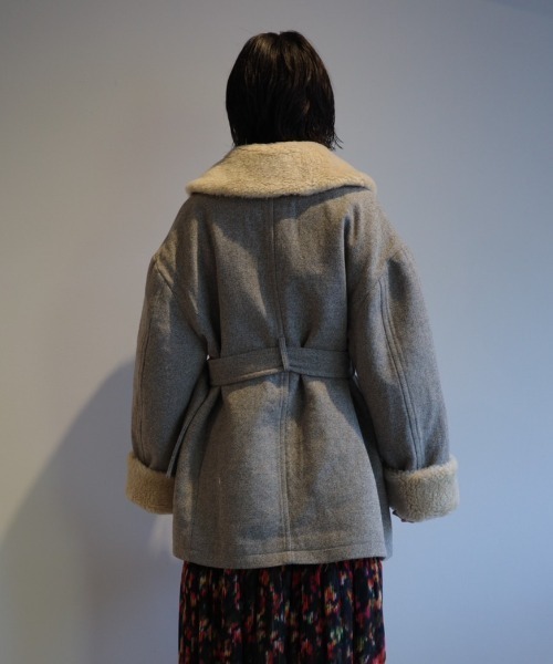 CLANE（クラネ）の「CLANE BOA COLLAR MILITARY COAT（その他