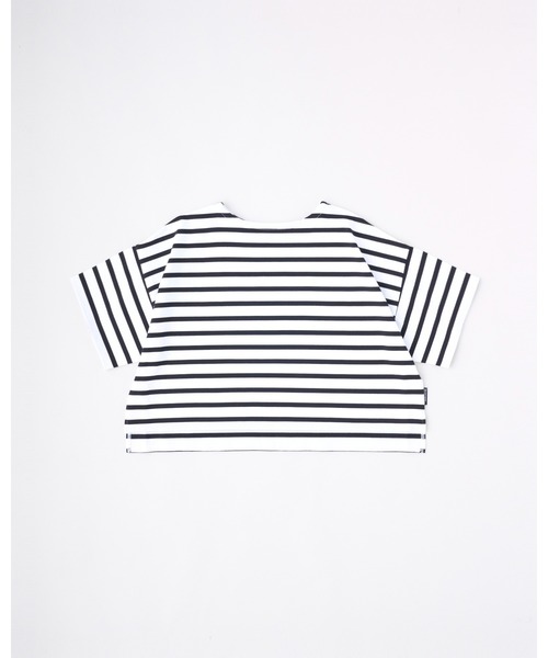 Traditional Weatherwear（トラディショナルウェザーウェア）の「LYNE SHORT SLEEVE（Tシャツ/カットソー・レディース・ホワイト×ブルー/ホワイト×ブラック/ホワイト系その他2/ホワイト系その他3/ホワイト×ネイビー・S）」の12枚目の写真