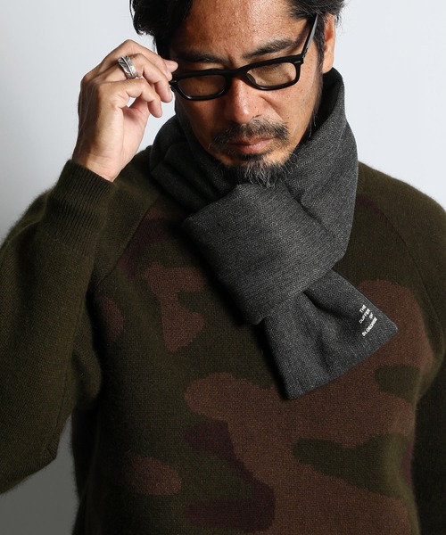 WOOL LIKE QUILTING MUFF：ウールライク 中綿マフラー（マフラー）｜The DUFFER of ST.GEORGE（ザダファーオブセントジョージ）