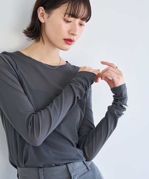 トップス maaa MA*RS（アメーバーマーズ）の「肩開きシャギーニットトップス