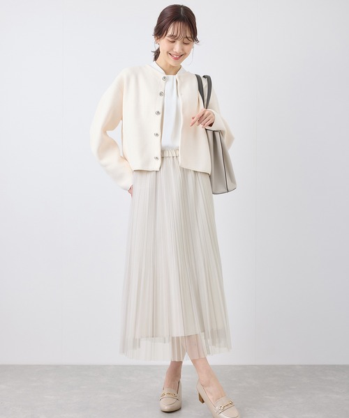 ROPE' PICNIC(ロペピクニック)の「アソートチュールプリーツスカート(スカート・レディース・グリーン系その他2/ライトグレー/ホワイト系その他・38)」の22枚目の写真