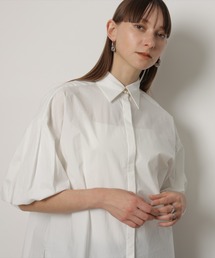 cadune バルーン　ブラウス　トップス　リボン　綺麗　ホワイト　コーデ cadune バルーン ブラウス トップス リボン 綺麗 ホワイト