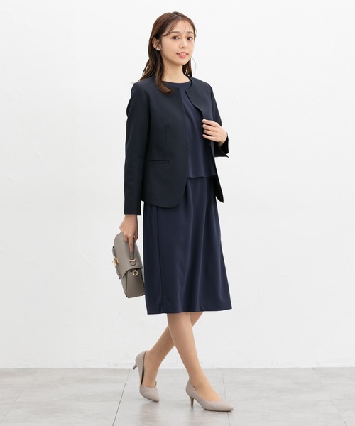 Honeys（ハニーズ）の「【イージーケア】ドッキングワンピース（ワンピース・レディース・ネイビー/ブラック/グレー・LL/M/L/S）」の19枚目の写真