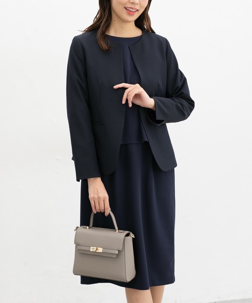 Honeys（ハニーズ）の「【イージーケア】ドッキングワンピース（ワンピース・レディース・ネイビー/ブラック/グレー・LL/M/L/S）」の20枚目の写真