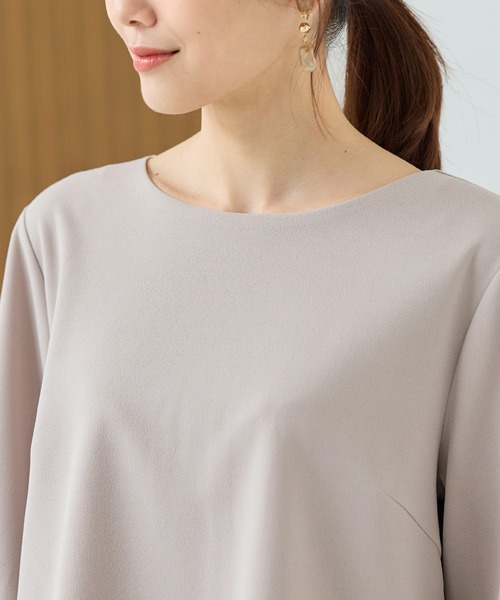 Honeys（ハニーズ）の「【イージーケア】ドッキングワンピース（ワンピース・レディース・ネイビー/ブラック/グレー・LL/M/L/S）」の8枚目の写真