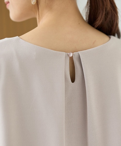 Honeys（ハニーズ）の「【イージーケア】ドッキングワンピース（ワンピース・レディース・ネイビー/ブラック/グレー・LL/M/L/S）」の9枚目の写真