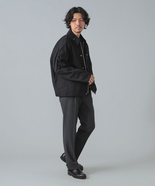 BEAMS F（ビームスエフ）の「【別注】Barbour / TRANSPORT ピーチスキン ジャケット（ブルゾン・メンズ・ブラック/オリーブ・40/42/34/36/38）」の7枚目の写真