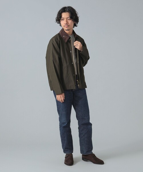 別注】Barbour / TRANSPORT ピーチスキン ジャケット（ブルゾン