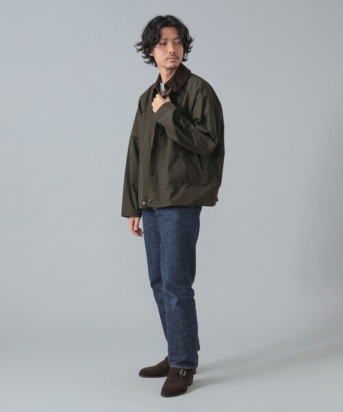 別注】Barbour / TRANSPORT ピーチスキン ジャケット（ブルゾン