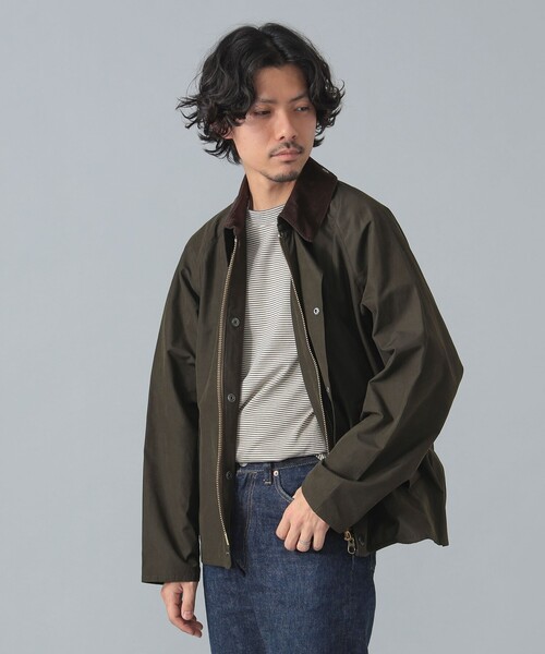 別注】Barbour / TRANSPORT ピーチスキン ジャケット（ブルゾン