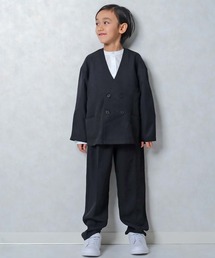 ZARA フォーマル キッズ ノーカラージャケット ショートパンツ セットアップ ZARA フォーマル キッズ ノーカラージャケット ショートパンツ