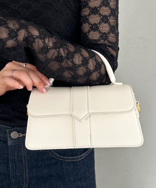 Pod - ホワイト 2個セット セール】コンパクト2WAYショルダーバッグ（ショルダーバッグ