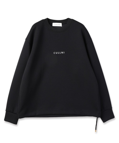 CULLNI(クルニ)の「CULLNI Logo Embroidery Drawstring Pullover(スウェット・メンズ・ブラック/ミント/ラベンダー/ホワイト/グレイッシュベージュ・0/1/2)」の11枚目の写真