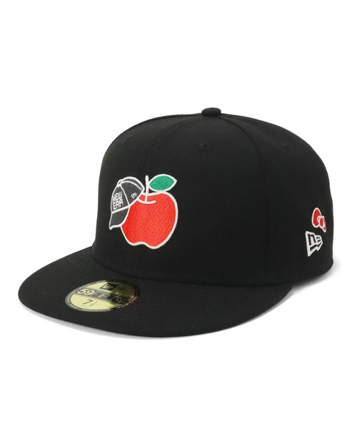 STRICT-G/ NEW ERA ハローキティ キャップ・連邦ブラック NEW ERA ( ニューエラ ) 59FIFTY HELLO KITTY キャップ ブラック