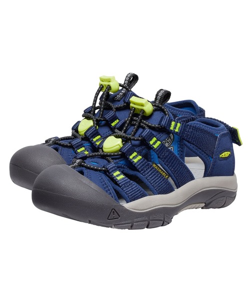 レア美品_KEEN スポーツサンダル ネイビー KEEN キーン ニューポートH2 スポーツサンダル ネイビー 水玉